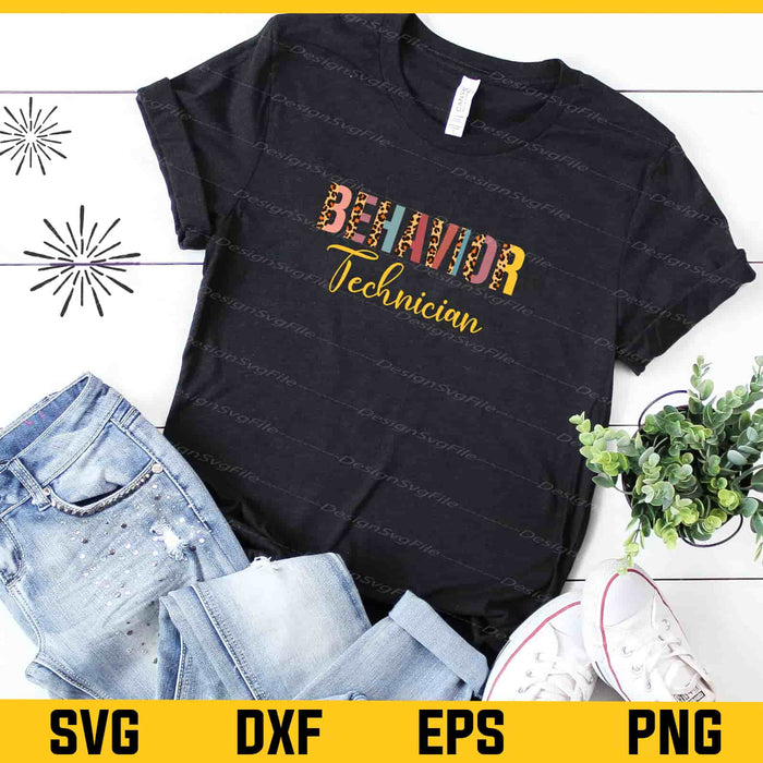 Behavior Technician Svg Cutting Printable File  - Premium Cutting Files in SVG, PNG & EPS Formats - Premium SVG Cutting Files for Crafts