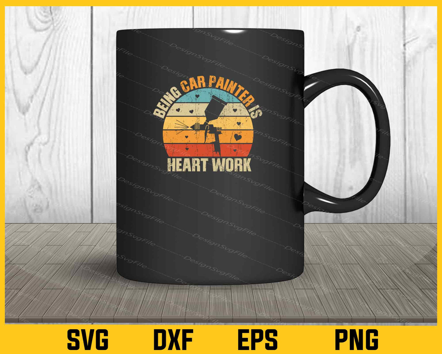 Being Car Painter Is Heart Work Svg Cutting Printable File  - Premium Cutting Files in SVG, PNG & EPS Formats - Premium SVG Cutting Files for Crafts