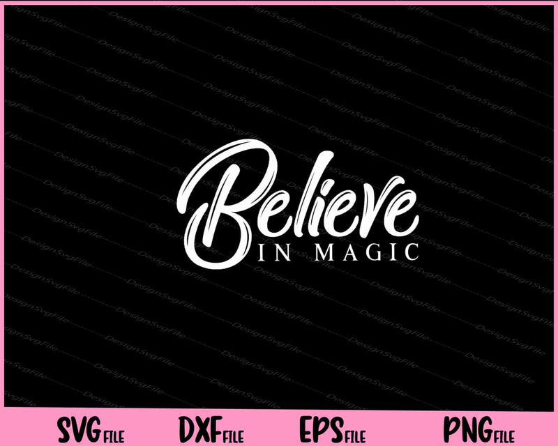 Believe In Magic Halloween svg