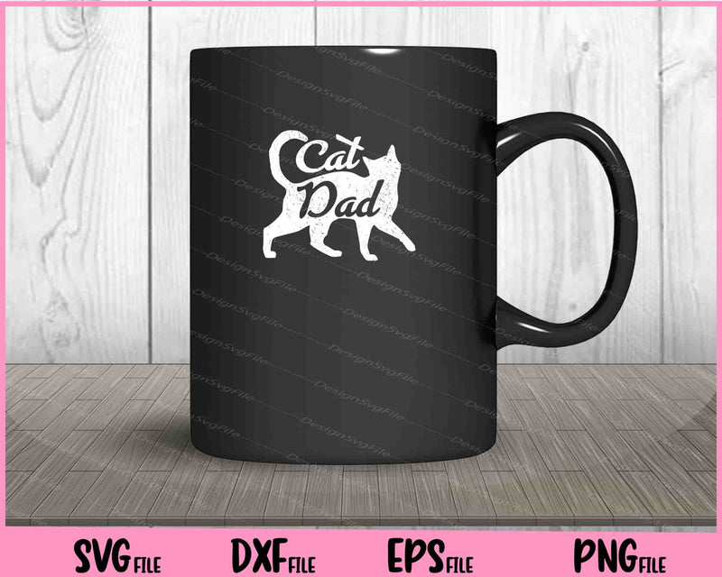 Best Cat Dad Fathers Day mug