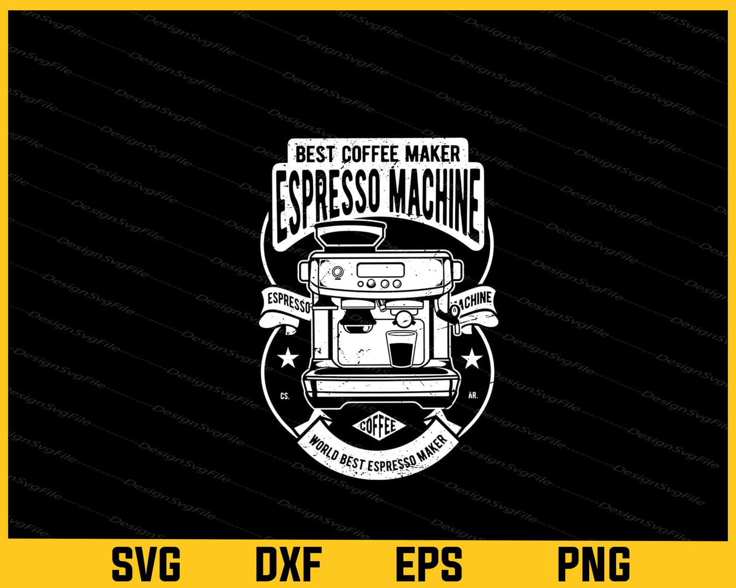 Best Coffee Maker Espresso Machne Svg Cutting Printable File  - Premium Cutting Files in SVG, PNG & EPS Formats - Premium SVG Cutting Files for Crafts