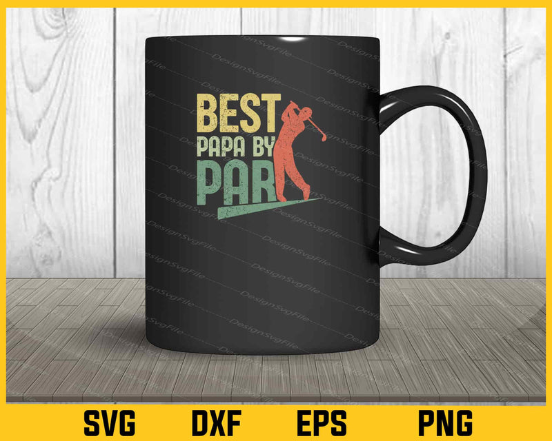 Best Papa By Par Father's Day Golf mug