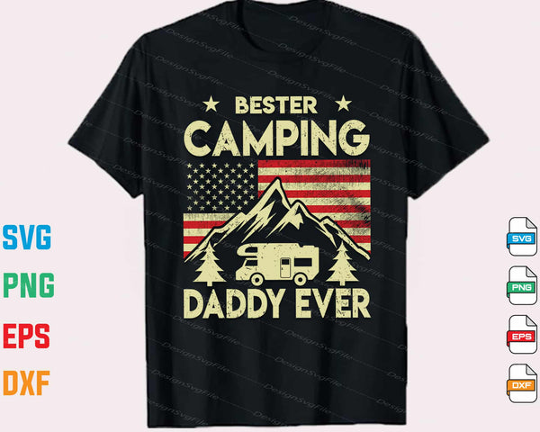 Bester Camping Daddy Ever t shirt