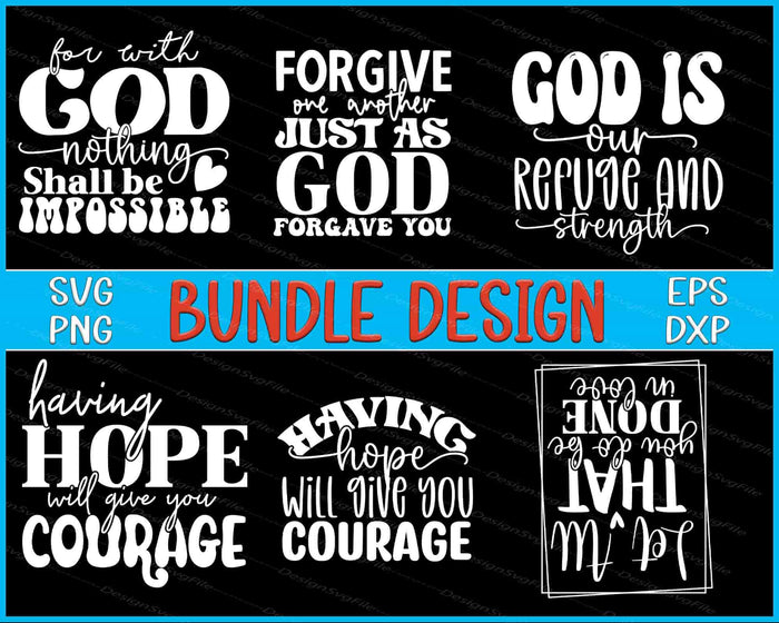 Bible Bundle SVG God PNG