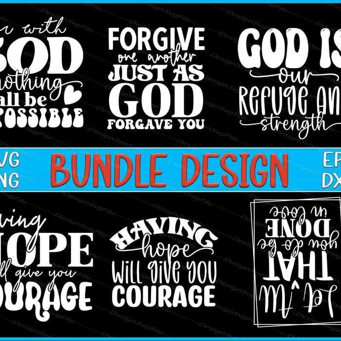 Bible Bundle SVG God PNG