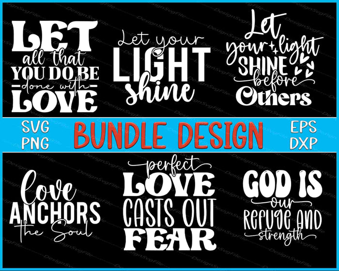 Bible Bundle SVG Love PNG