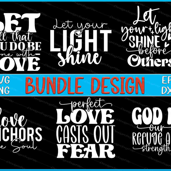 Bible Bundle SVG Love PNG