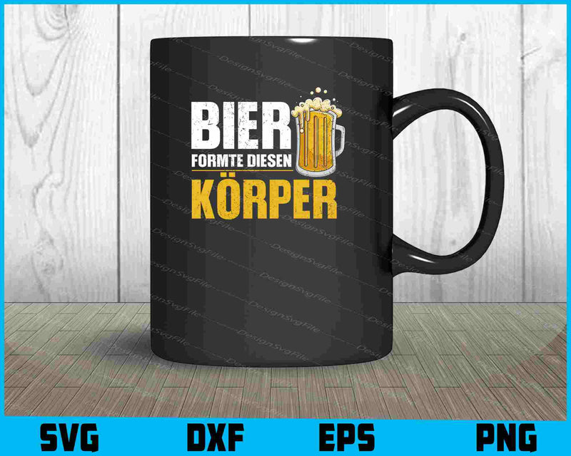 Bier Formte Diesen Körper