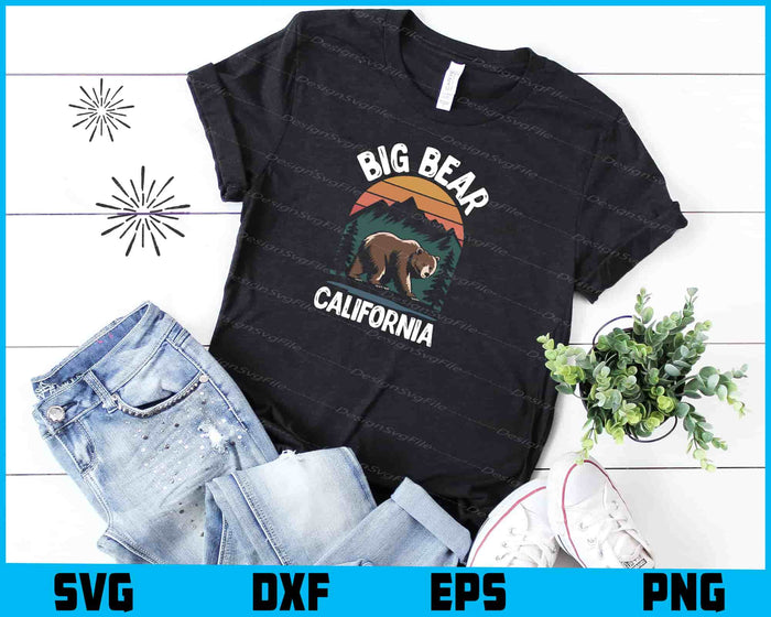Big Bear California SVG, Animals PNG