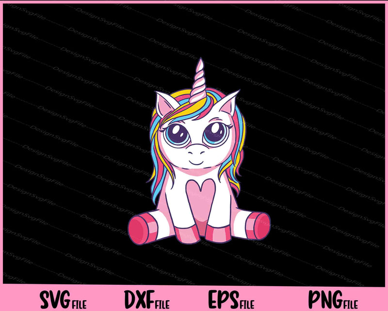 Big Eyed Unicorn Svg Cutting Printable Files  - Premium Cutting Files in SVG, PNG & EPS Formats - Premium SVG Cutting Files for Crafts