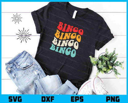 Bingo Bingo Vintage Svg Cutting Printable File  - Premium Cutting Files in SVG, PNG & EPS Formats - Premium SVG Cutting Files for Crafts