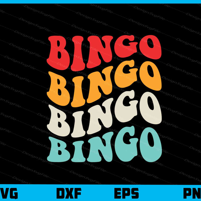 Bingo Bingo Vintage Svg Cutting Printable File  - Premium Cutting Files in SVG, PNG & EPS Formats - Premium SVG Cutting Files for Crafts