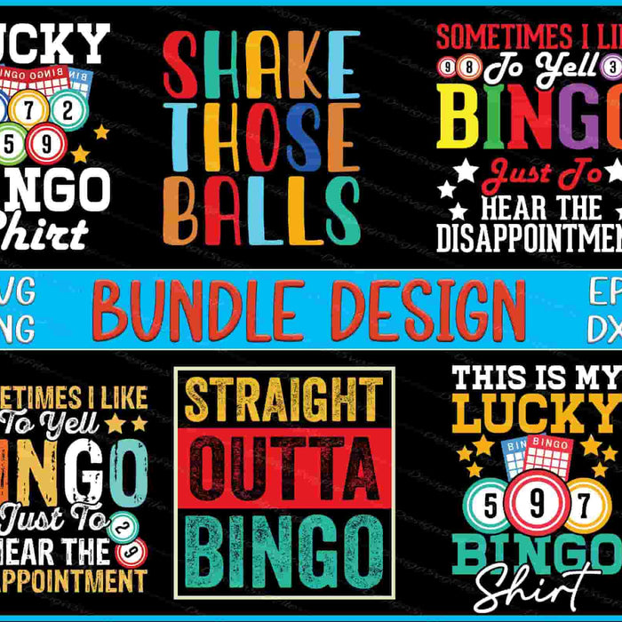 Bingo Caller Bundle SVG Bingo Game PNG