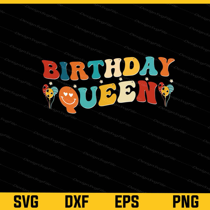 Birthday Queen Svg Cutting Printable File  - Premium Cutting Files in SVG, PNG & EPS Formats - Premium SVG Cutting Files for Crafts