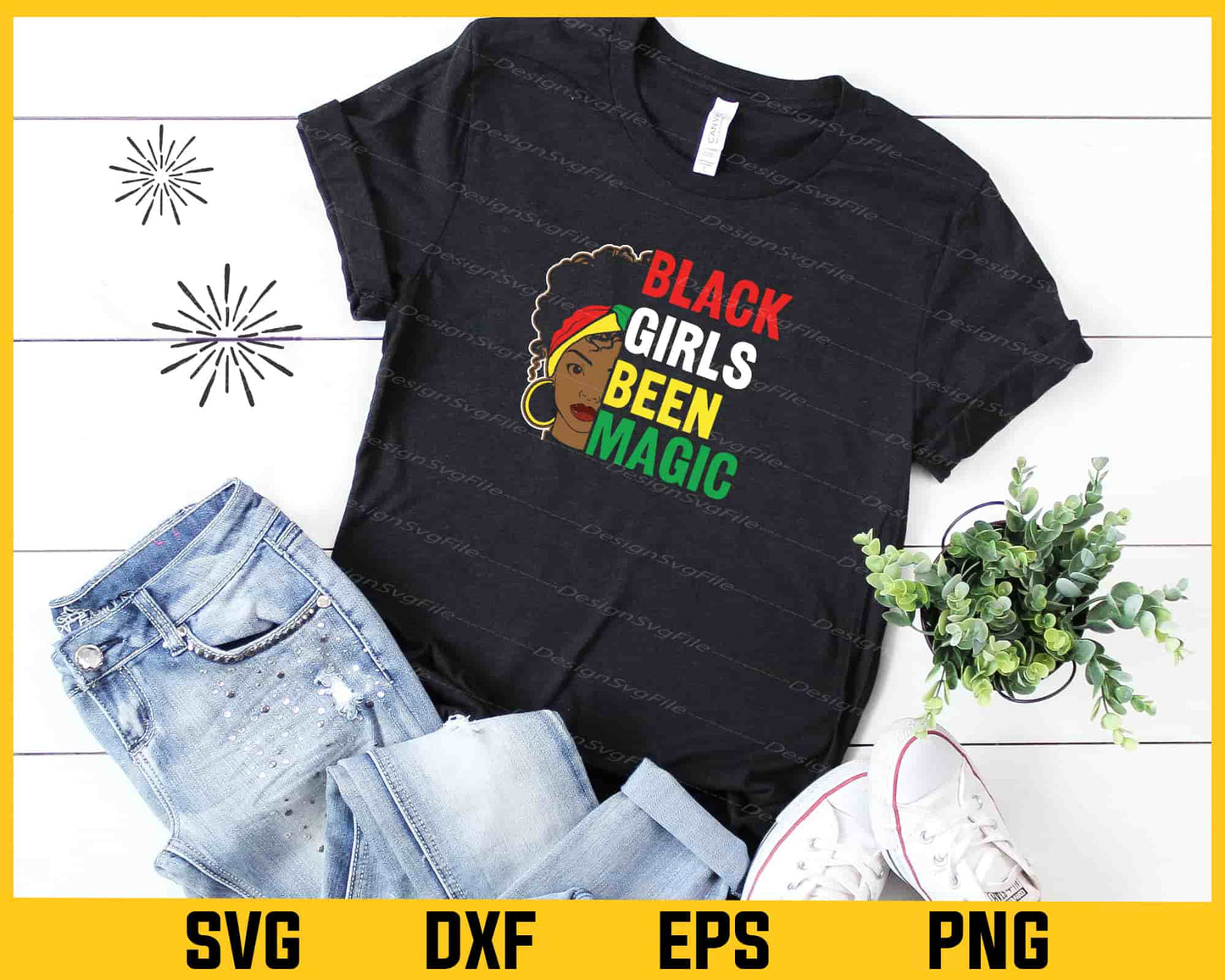 Black Girls Been Magic Svg Cutting Printable File  - Premium Cutting Files in SVG, PNG & EPS Formats - Premium SVG Cutting Files for Crafts