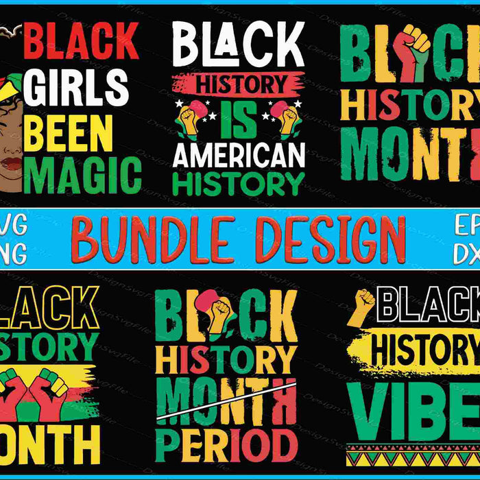 Black History Bundle SVG Black Lives Matter PNG