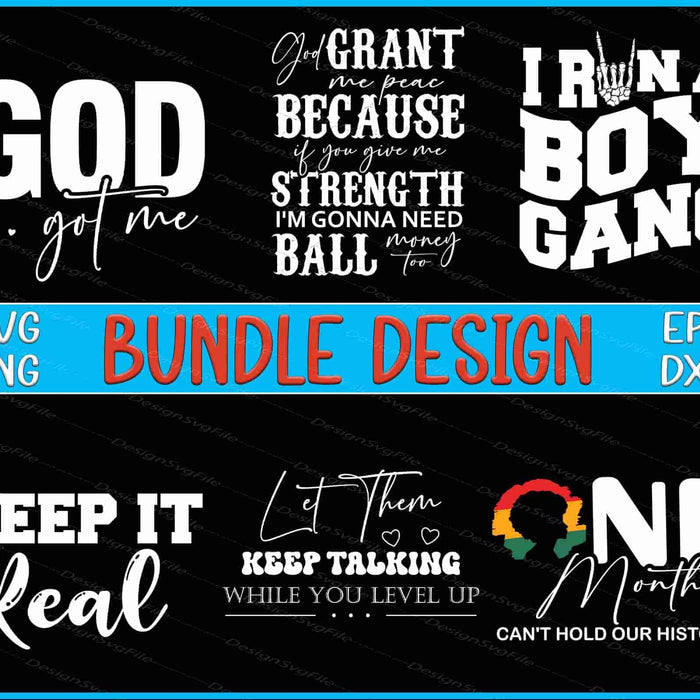 Black History Bundle SVG, Jesus SVG God PNG