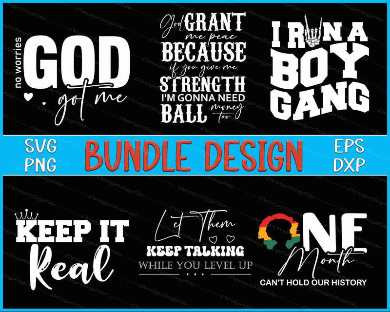 Black History Bundle SVG, Jesus SVG God PNG