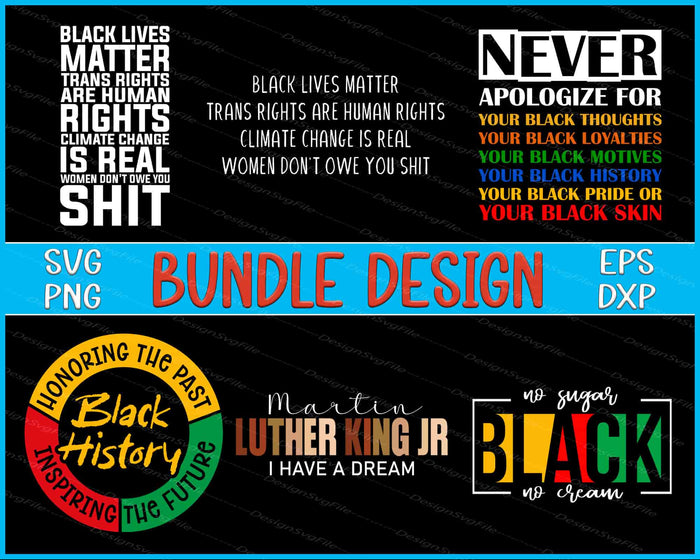 Black History Bundle SVG, Juneteenth Bundle PNG