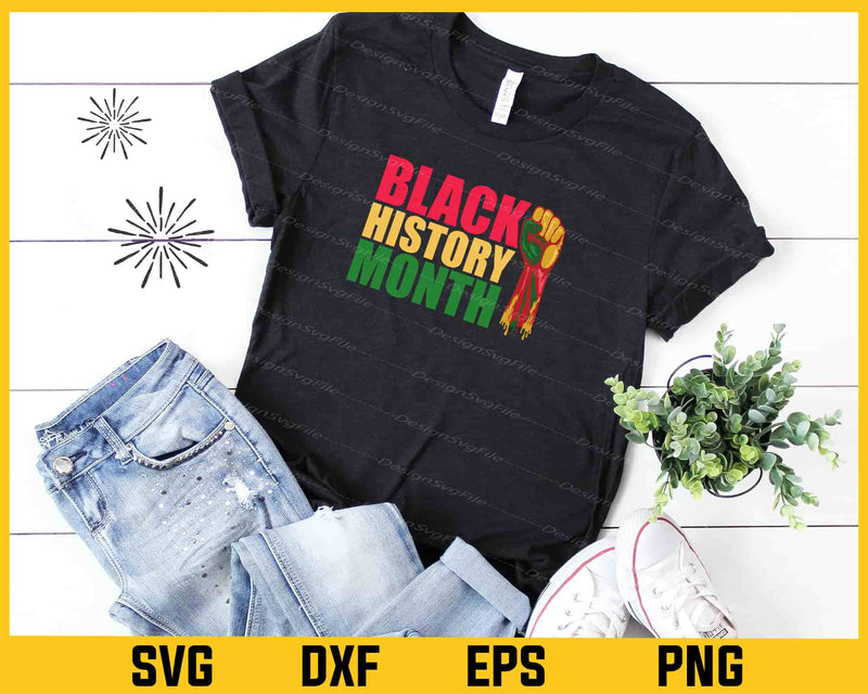 Black History Month Svg Cutting Printable File