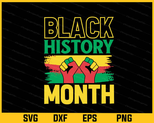 Black History Month Black Lives Matter Svg Cutting Printable File  - Premium Cutting Files in SVG, PNG & EPS Formats - Premium SVG Cutting Files for Crafts