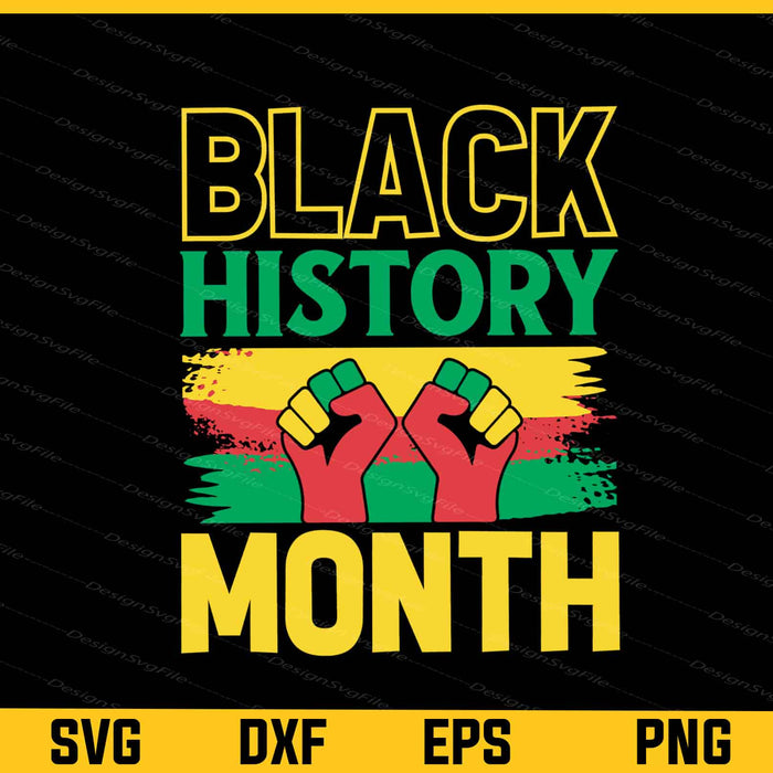 Black History Month Black Lives Matter Svg Cutting Printable File  - Premium Cutting Files in SVG, PNG & EPS Formats - Premium SVG Cutting Files for Crafts
