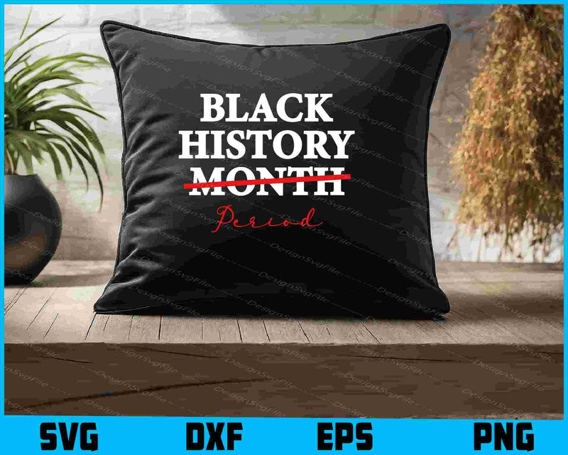 Black History Month Period SVG