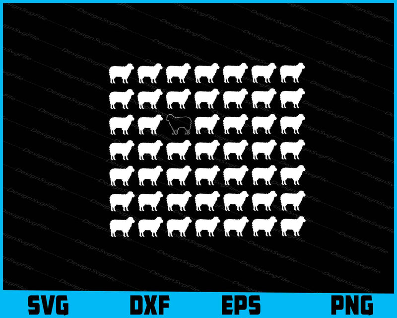 Black Sheep SVG, Black Sheep Of The Family Shirt