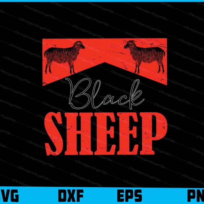 Black Sheep Vintage SVG