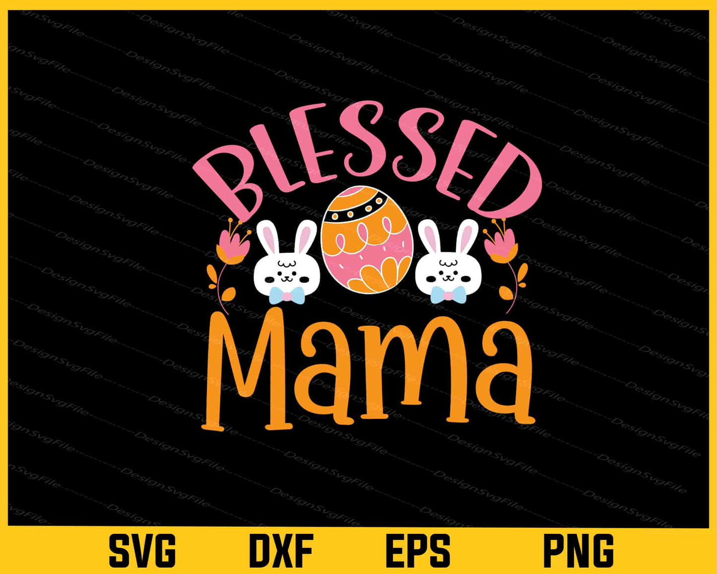 Blessed Mama Svg Cutting Printable File  - Premium Cutting Files in SVG, PNG & EPS Formats - Premium SVG Cutting Files for Crafts