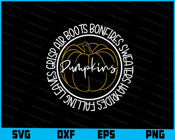 Autumn Bundle SVG Santa PNG