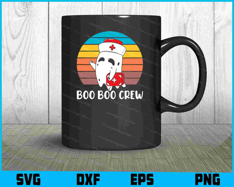 Boo Boo Crew Nurse SVG Halloween PNG Printable File  - Premium Cutting Files in SVG, PNG & EPS Formats - Premium SVG Cutting Files for Crafts