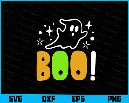 Boo Halloween Svg png Design Printable File  - Premium Cutting Files in SVG, PNG & EPS Formats - Premium SVG Cutting Files for Crafts