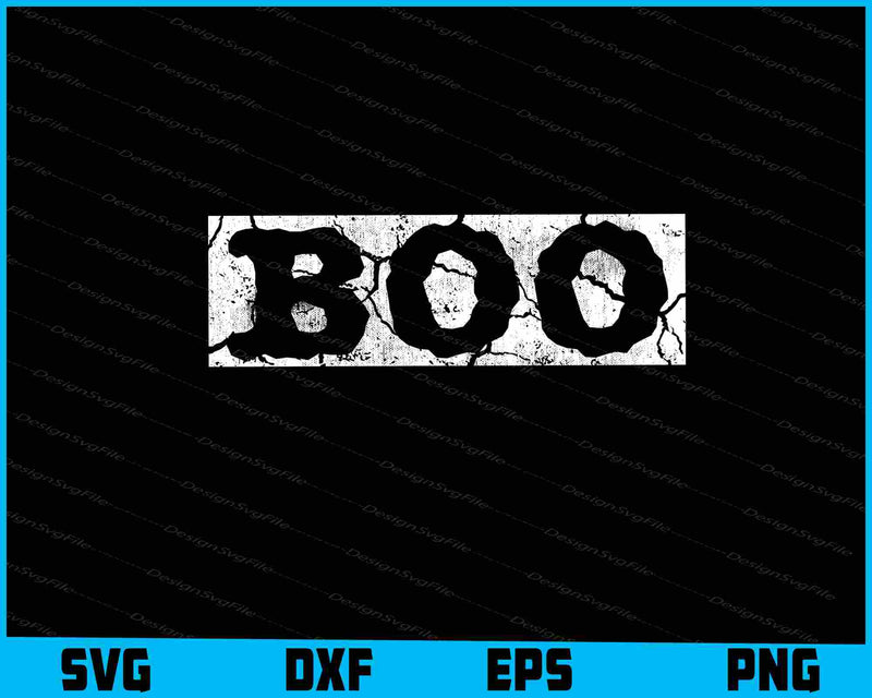 Boo Halloween SVG PNG Design Printable File  - Premium Cutting Files in SVG, PNG & EPS Formats - Premium SVG Cutting Files for Crafts