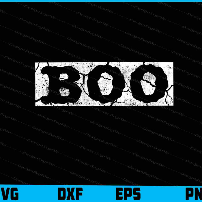 Boo Halloween SVG PNG Design Printable File  - Premium Cutting Files in SVG, PNG & EPS Formats - Premium SVG Cutting Files for Crafts