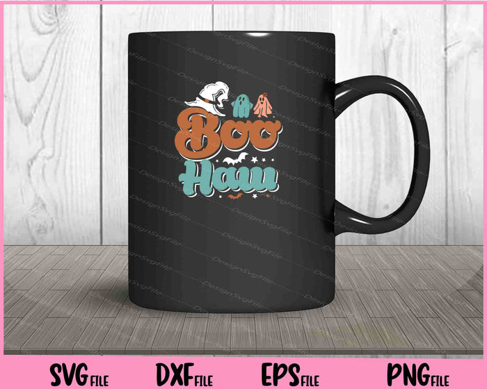 Boo Haw Ghost Halloween Svg Cutting Printable Files  - Premium Cutting Files in SVG, PNG & EPS Formats - Premium SVG Cutting Files for Crafts