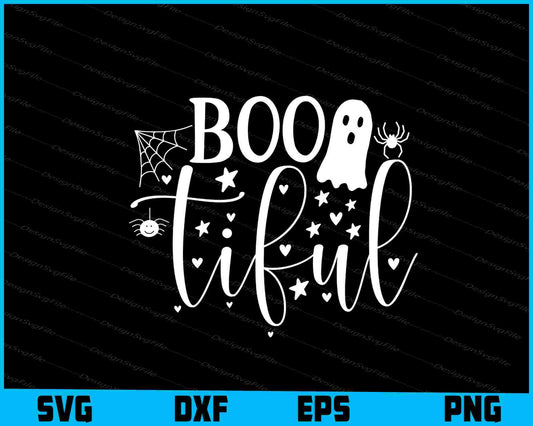 Boo Tiful Halloween Svg png Design Cutting Printable File  - Premium Cutting Files in SVG, PNG & EPS Formats - Premium SVG Cutting Files for Crafts