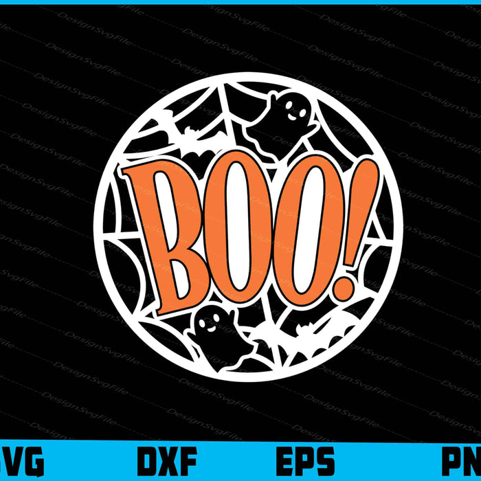 Boo! Halloween Funny SVG PNG Digital Printable File  - Premium Cutting Files in SVG, PNG & EPS Formats - Premium SVG Cutting Files for Crafts