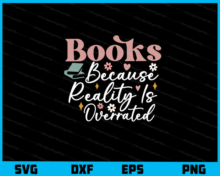 Book Bundle SVG Reading PNG
