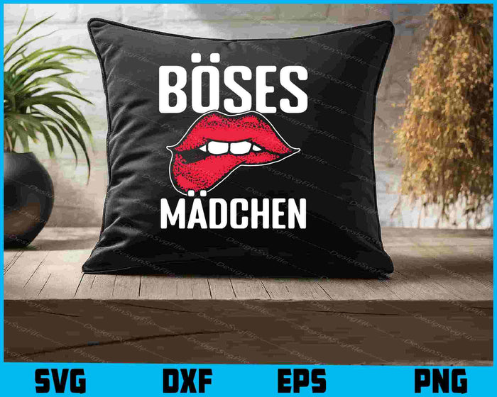 Böses Mädchen SVG PNG, Germany Shirt