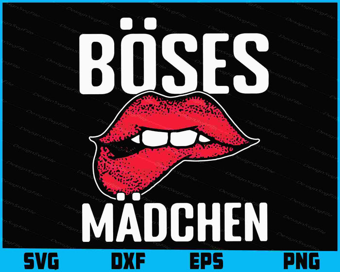 Böses Mädchen Bundle SVG, Food SVG Cat PNG