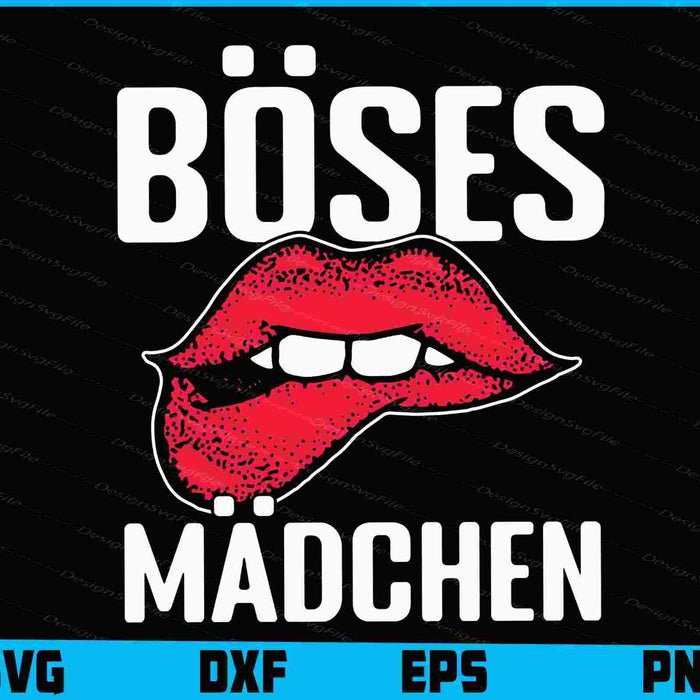 Böses Mädchen SVG PNG, Germany Shirt