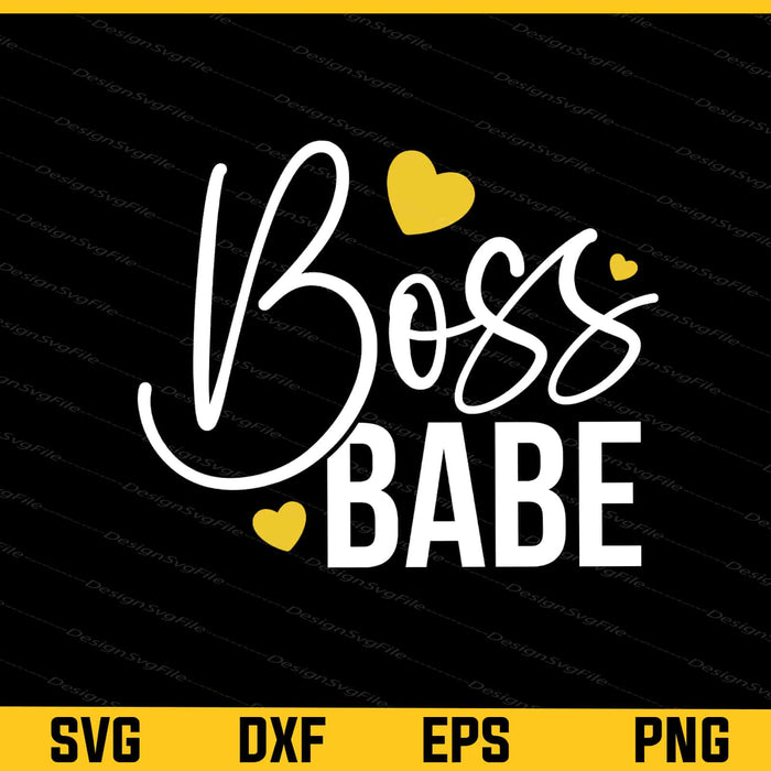 Boss Babe Svg Cutting Printable File  - Premium Cutting Files in SVG, PNG & EPS Formats - Premium SVG Cutting Files for Crafts