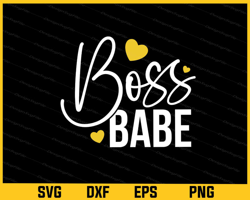 Boss Babe Svg Cutting Printable File  - Premium Cutting Files in SVG, PNG & EPS Formats - Premium SVG Cutting Files for Crafts