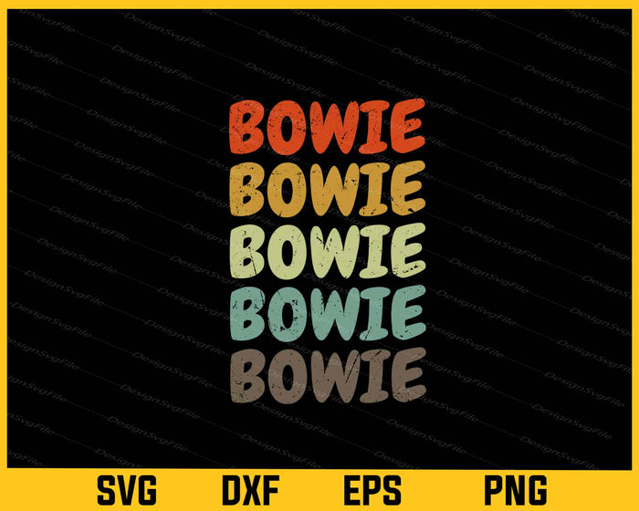 Bowie, Maryland - Retro Vintage Svg Cutting Printable File  - Premium Cutting Files in SVG, PNG & EPS Formats - Premium SVG Cutting Files for Crafts