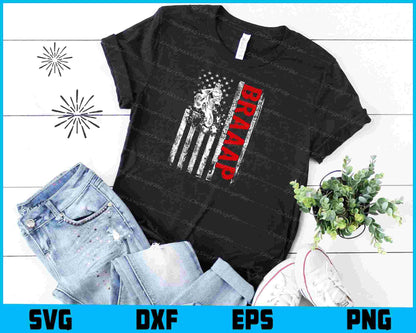 Braaap Vintage USA American SVG