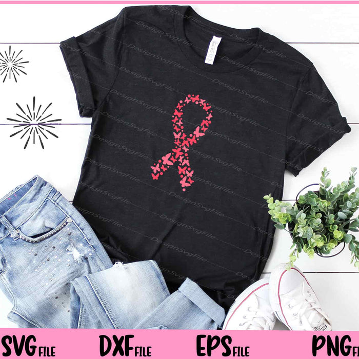 Breast Cancer Awareness Svg Cutting Printable Files  - Premium Cutting Files in SVG, PNG & EPS Formats - Premium SVG Cutting Files for Crafts