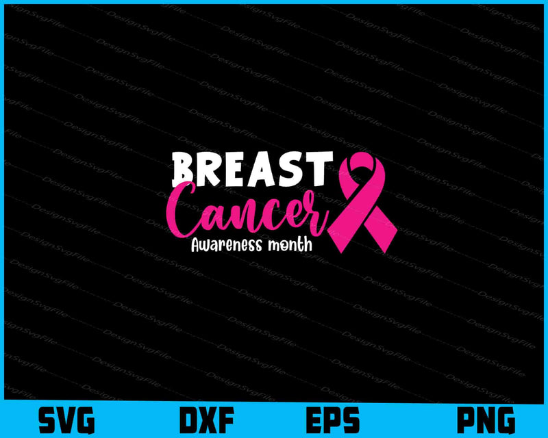 Breast Cancer Awareness Month Svg Cutting Printable File  - Premium Cutting Files in SVG, PNG & EPS Formats - Premium SVG Cutting Files for Crafts