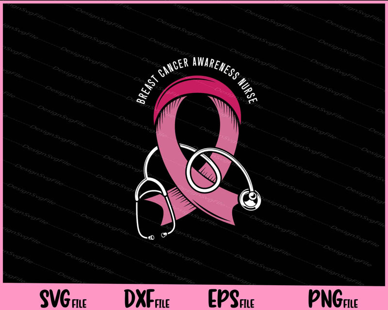Breast Cancer Awareness Nurse svg
