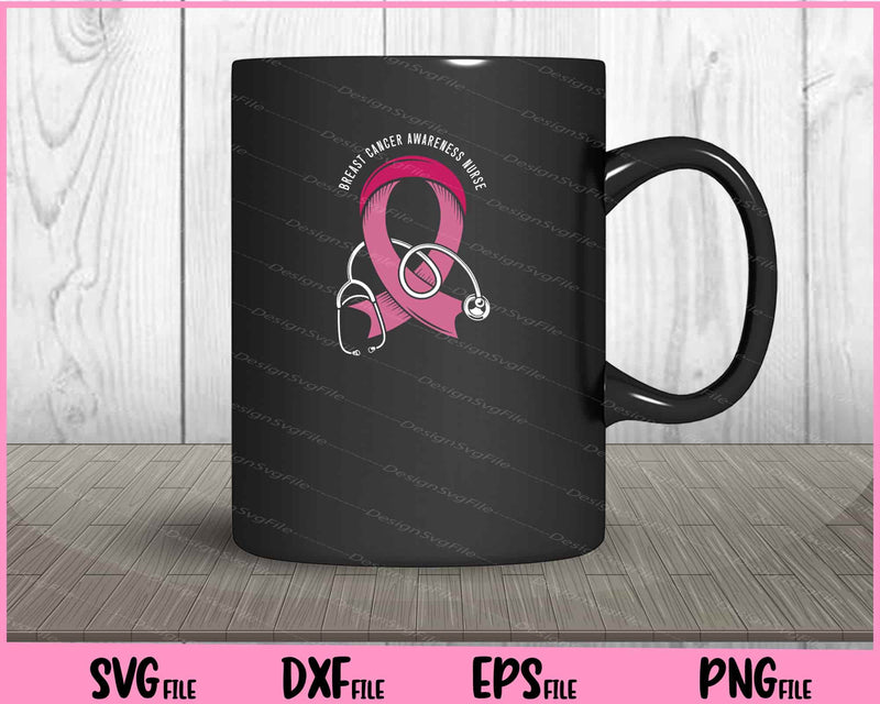 Breast Cancer Awareness Nurse mug
